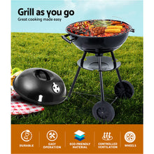 Load image into Gallery viewer, Charcoal BBQ Smoker Outdoor Camping Patio Barbeque Steel Oven
