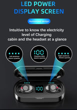 Load image into Gallery viewer, Noise Cancelling earphones 5.0 Wireless Earbuds with Power Bank
