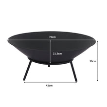 Load image into Gallery viewer, Fire Pit Bowl Firepit Garden Outdoor Patio Fireplace Heater 70cm
