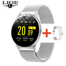 Load image into Gallery viewer, LIGE 2020 New Smart Watch Women Men Heart Rate Blood Pressure Information Remind Sport Multifunctional Waterproof Smartwatch+Box
