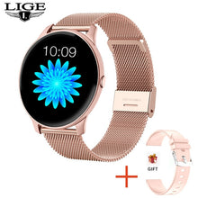 Load image into Gallery viewer, LIGE 2020 New Smart Watch Women Men Heart Rate Blood Pressure Information Remind Sport Multifunctional Waterproof Smartwatch+Box
