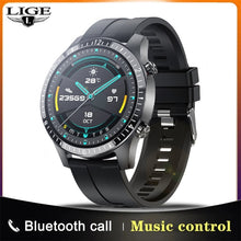 Load image into Gallery viewer, LIGE 2021 New Smart Watch Men Full Touch Screen Sports Fitness Watch Waterproof Bluetooth Call For Android iOS Smartwatch Mens
