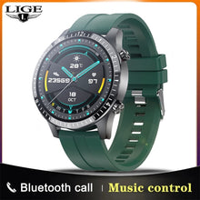 Load image into Gallery viewer, LIGE 2021 New Smart Watch Men Full Touch Screen Sports Fitness Watch Waterproof Bluetooth Call For Android iOS Smartwatch Mens
